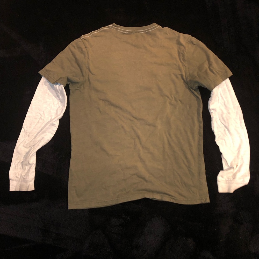 Realtree Olive Green Layered-Look Long Sleeve Graphic Shirt - Picture 3 of 6